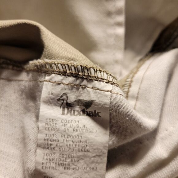 Duxbak Mens Pleated front Beige pants - Picture 4 of 5